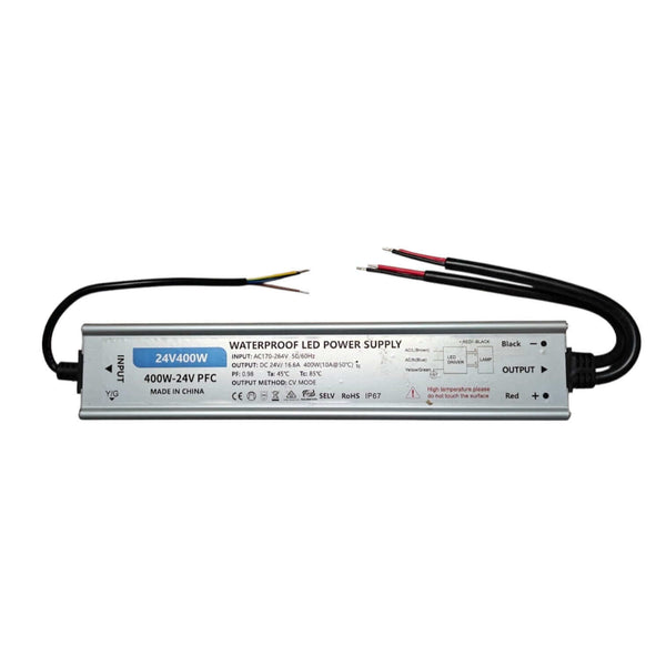 Waterdichte IP67 24 volt voedingsadapter ipv open adapter +