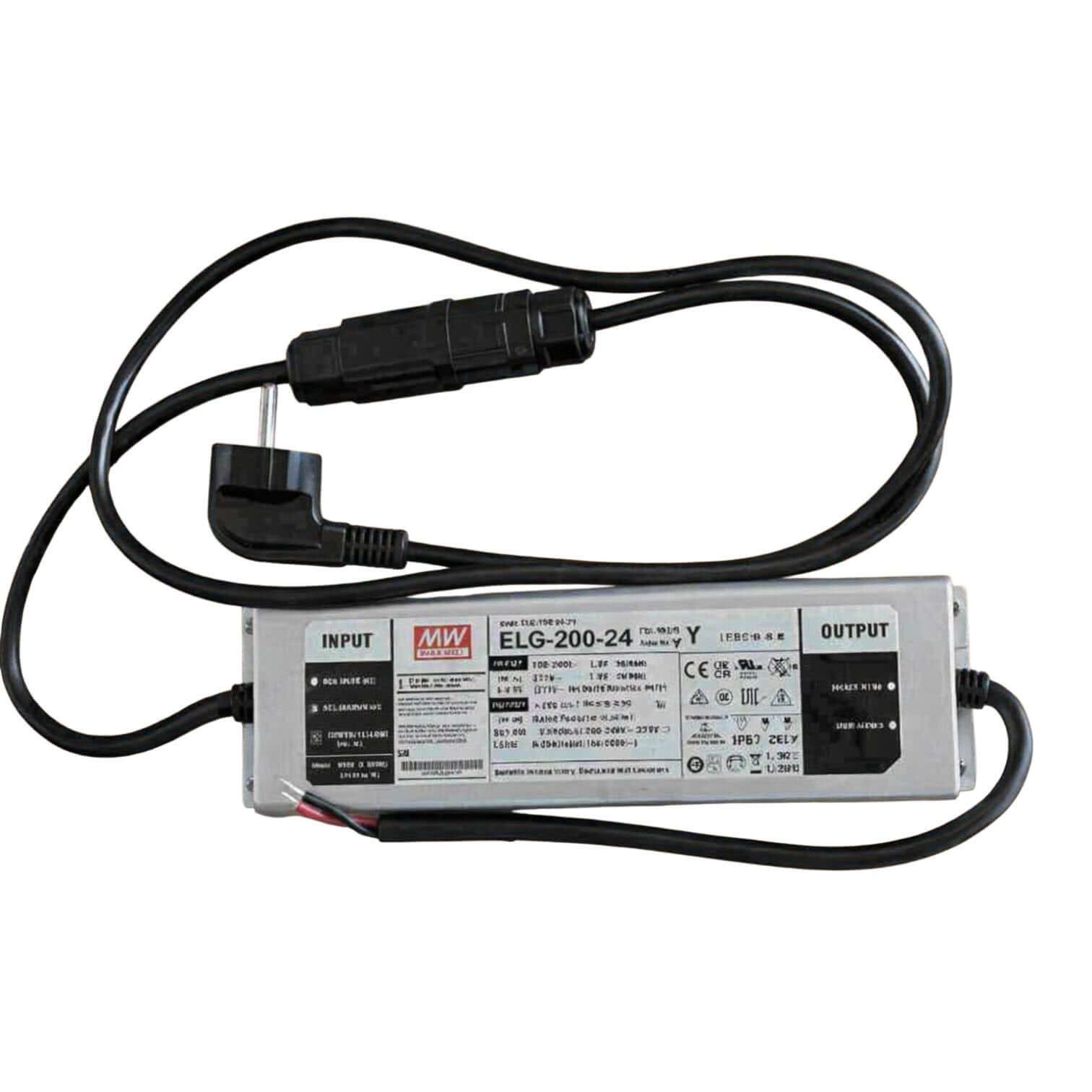 Waterdichte Meanwell 24V IP67 voedingsadapter