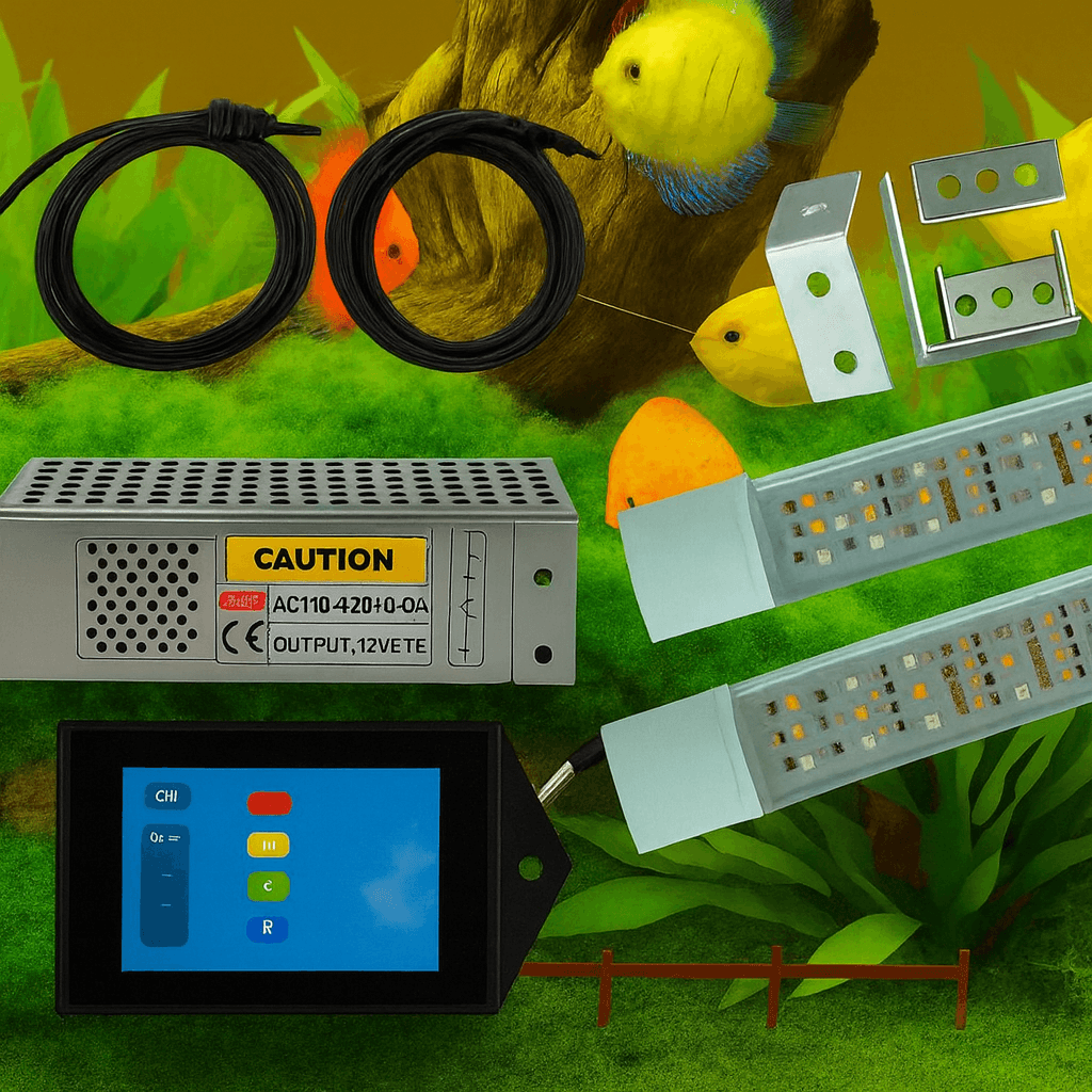 24 volt zoetwater verlichting set in alle kleuren. + sets