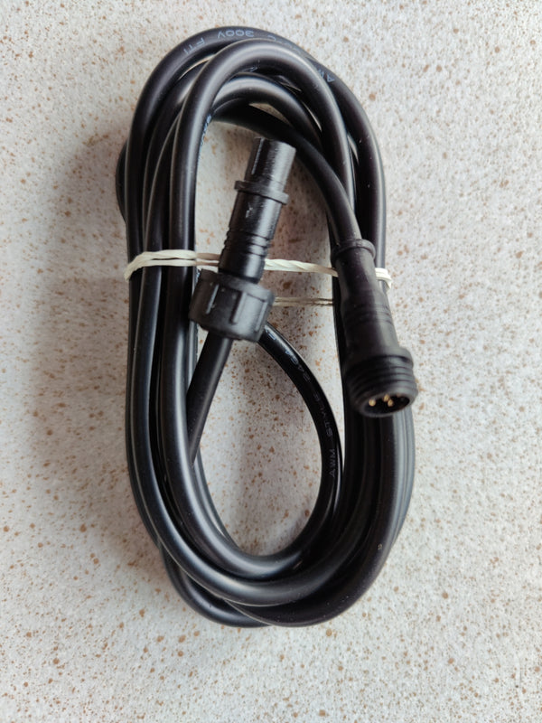 12 / 24 volt RGBW led balk waterdicht verlengsnoer 200 cm.